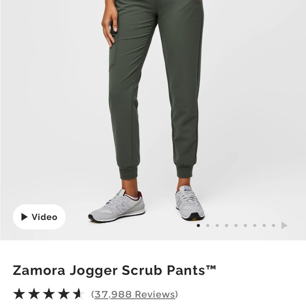 Figs Zamora Jogger Scrub Pants - Dark Green